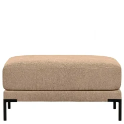 Wohnen Hocker<Chenille Polsterhocker in Champagner - Icoleran
