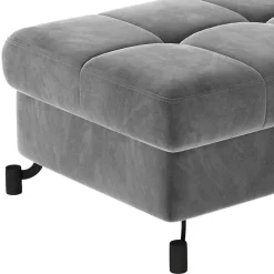 Wohnen Hocker<Chenille Polsterhocker mit Truhe - Hulmane