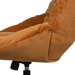 Wohnen Sessel<Chenille Relaxsessel in Ocker - Zinatella (zweiteilig)