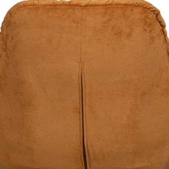Wohnen Sessel<Chenille Relaxsessel in Ocker - Zinatella (zweiteilig)