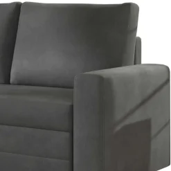Wohnen Sofas<Chenille Schlafsofa in Dunkelgrau - Laucius