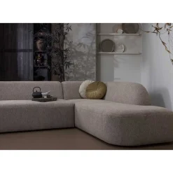 Wohnen Sofas<Chenille Sofaecke in Beige - Jaturna