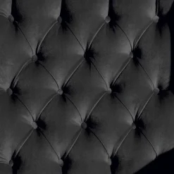 Wohnen Sessel<Chesterfield Ohrenbackensessel in Schwarz - Narissa