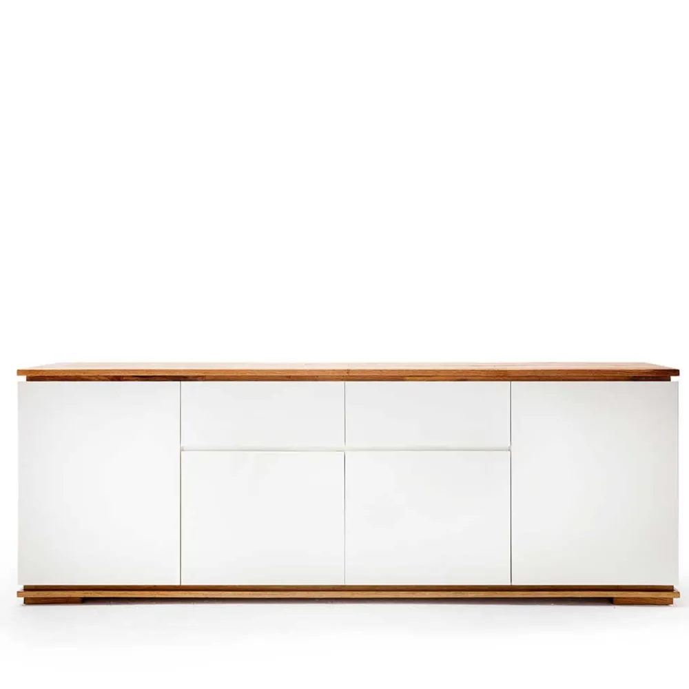 Wohnen Sideboards<182cm breite Kombi-Kommode zweifarbig - Vangels