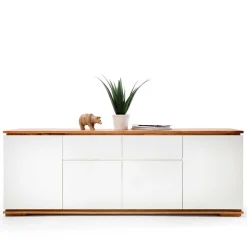 Wohnen Sideboards<182cm breite Kombi-Kommode zweifarbig - Vangels
