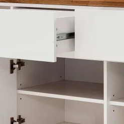 Wohnen Sideboards<182cm breite Kombi-Kommode zweifarbig - Vangels