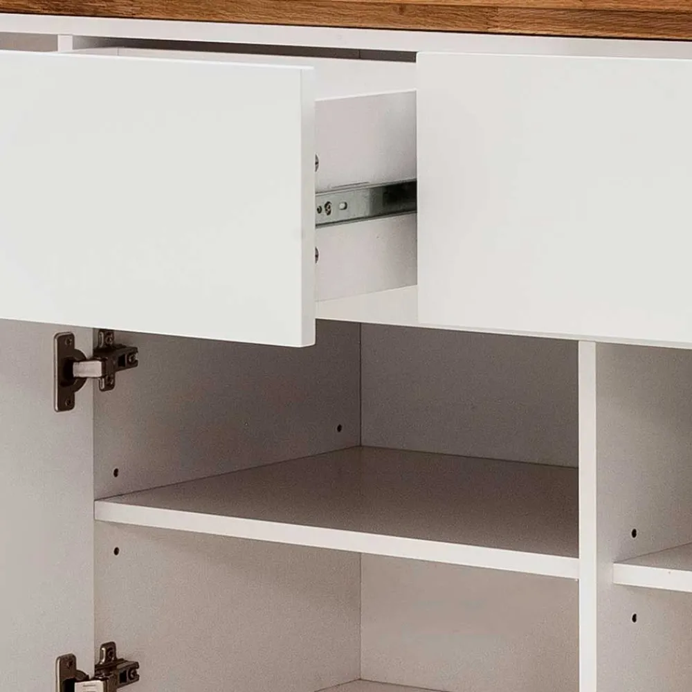 Wohnen Sideboards<182cm breite Kombi-Kommode zweifarbig - Vangels