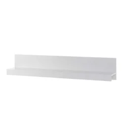 Wohnen Wohnwände<280cm breite Schrankwand in Weiß Hochglanz Yulis optional mit LED (vierteilig)