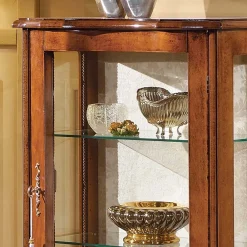 Wohnen Vitrinen<60cm breite Vitrine Barock Agosto 1-türig