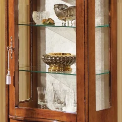 Wohnen Vitrinen<60cm breite Vitrine Barock Agosto 1-türig
