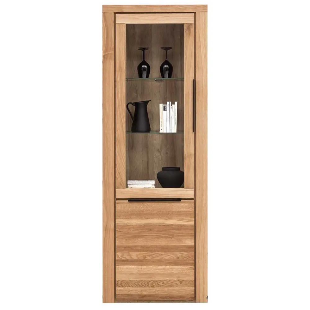 Wohnen Vitrinen<70cm breite Vitrine 2-türig - 199 cm hoch - Nelenia