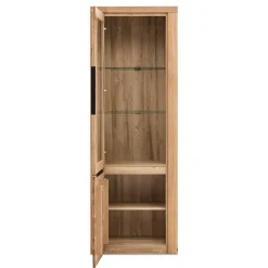 Wohnen Vitrinen<70cm breite Vitrine 2-türig - 199 cm hoch - Nelenia