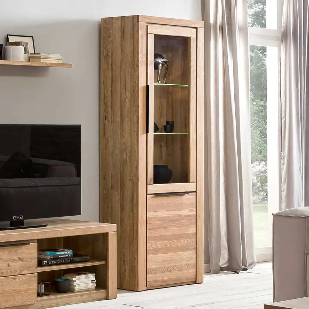 Wohnen Vitrinen<70cm breite Vitrine 2-türig - 199 cm hoch - Nelenia