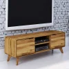 Wohnen Tv & Hifi-Möbel<134cm breiter TV Unterschrank aus Holz - Eavy I