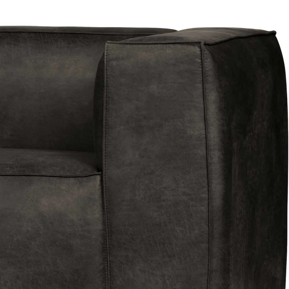 Wohnen Sofas<246cm breites 3-Sitzer Sofa in Schwarz - Haenja