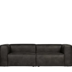 Wohnen Sofas<246cm breites 3-Sitzer Sofa in Schwarz - Haenja
