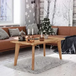 Wohnen Tische<48cm hoher Holz Couchtisch aus Wildeiche - Eavy