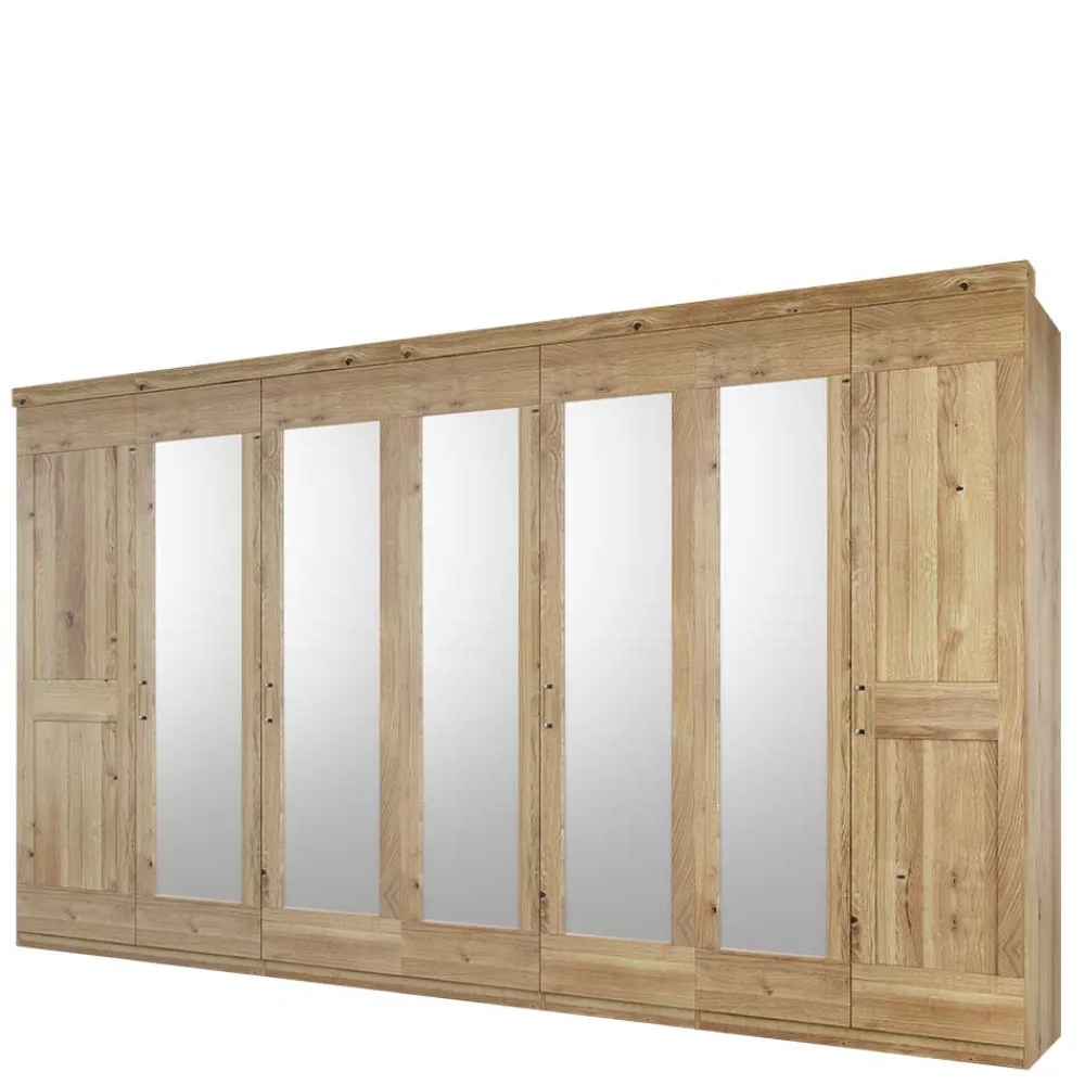 Wohnen Kleiderschränke<221cm hoher Kleiderschrank mit sieben Türen - Zamron I
