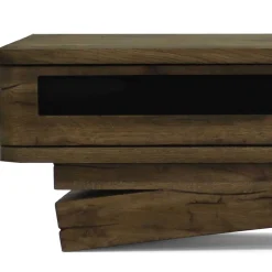 Wohnen Tv & Hifi-Möbel|Lowboards<42cm hohes Design TV Board in Wengefarben - Kanama