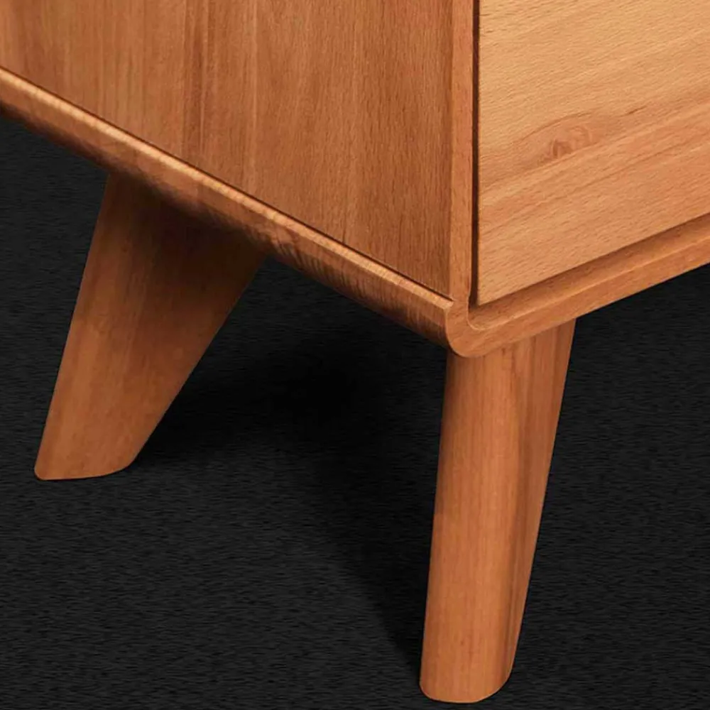 Wohnen Tv & Hifi-Möbel|Lowboards<40cm hohes Lowboard in Kernbuche - Junola