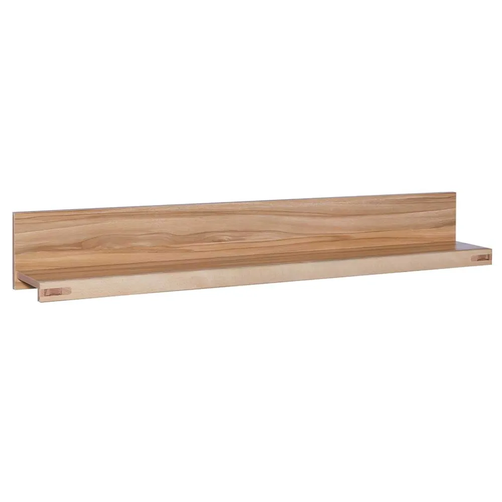 Wohnen Regale<138cm Holz Wandboard aus geölter Kernbuche - Uhelia