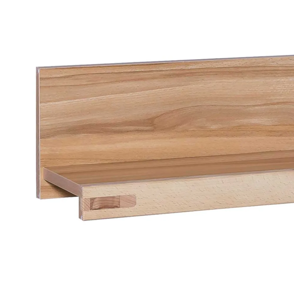 Wohnen Regale<138cm Holz Wandboard aus geölter Kernbuche - Uhelia