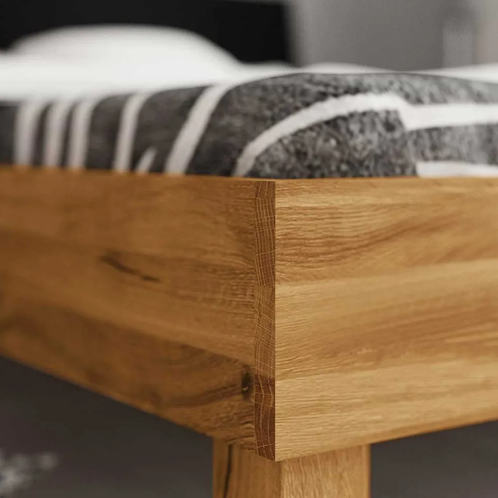 Wohnen Betten<210cm Holzbett & Nachttische - Olbysca (dreiteilig)