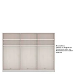 Wohnen Kleiderschränke<300cm Kleiderschrank mit sechs Türen - Mataram