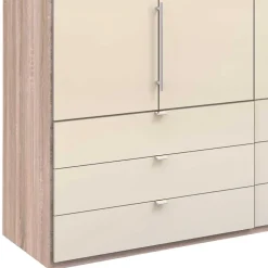 Wohnen Kleiderschränke|Schränke<200cm Kombi-Schlafzimmerschrank 2-türig - Rativian