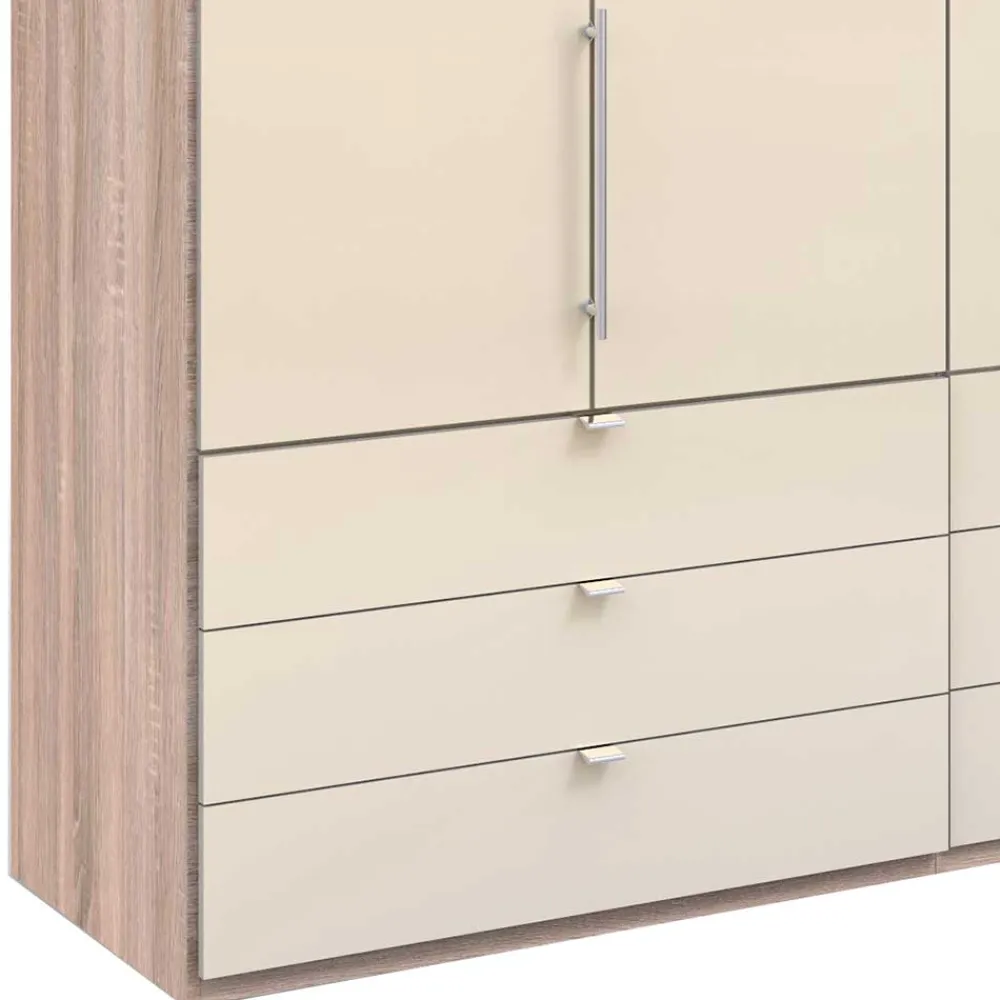 Wohnen Kleiderschränke|Schränke<200cm Kombi-Schlafzimmerschrank 2-türig - Rativian