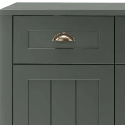 Wohnen Sideboards<130cm Landhaus Sideboard in Dunkelgrün - Niestov