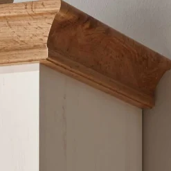 Wohnen Wohnwände<356cm Landhaus Wohnwand Set - Diatara (dreiteilig)