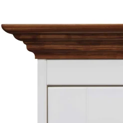 Wohnen Sideboards<130cm Landhauskommode mit Glaseinsatz - Manipur