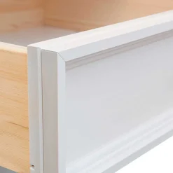Wohnen Sideboards<130cm Landhauskommode mit Glaseinsatz - Manipur