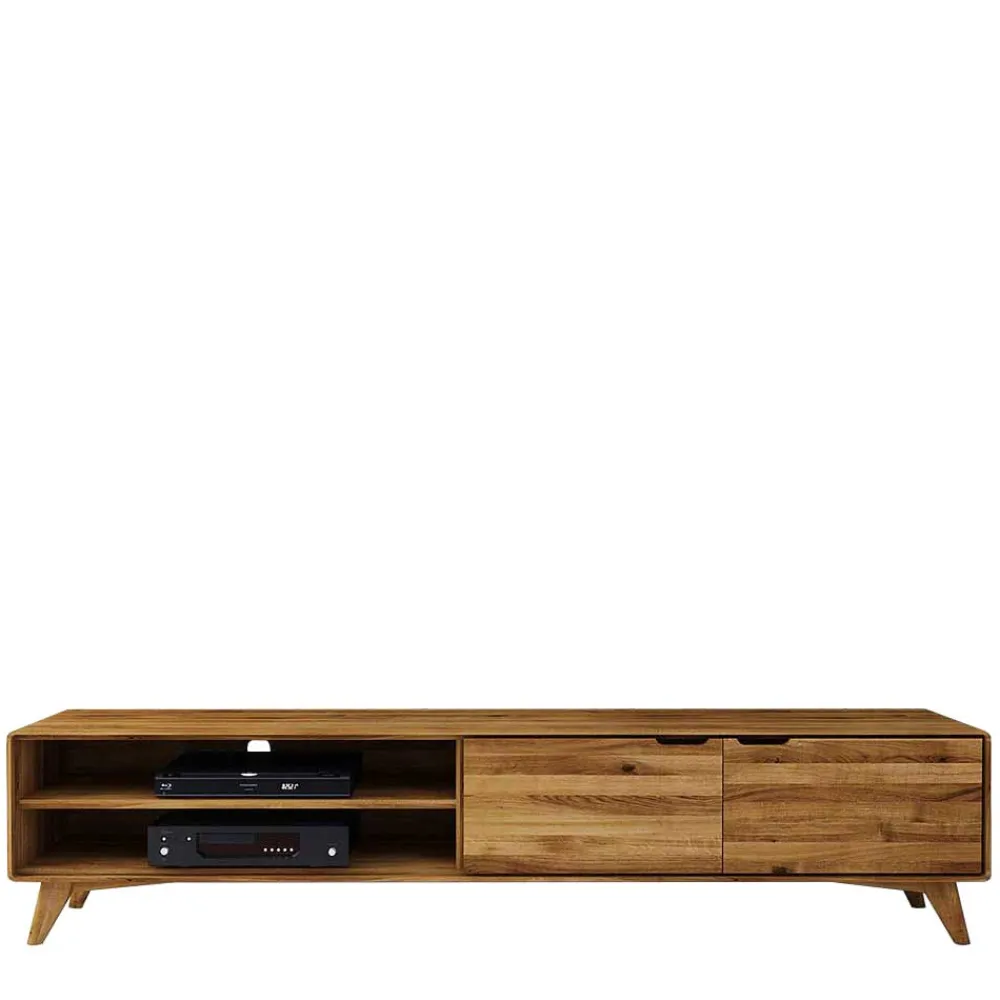Wohnen Tv & Hifi-Möbel|Lowboards<220cm lange TV Kommode aus Wildeiche - Eavy
