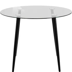 Wohnen Tische<100cm runder Glastisch fürs Esszimmer - Cellon