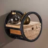 Wohnen Regale<30cm Rundes Wandregal mit Schublade - Ultina