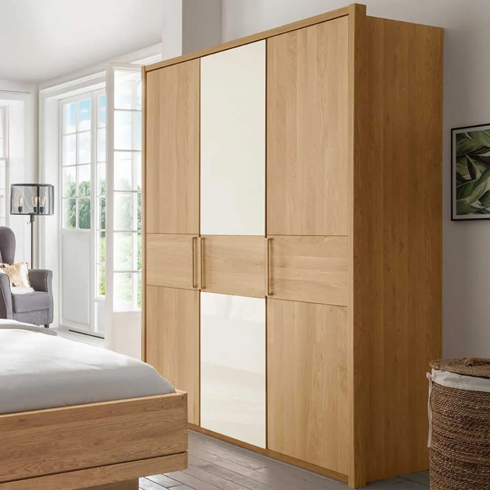 Wohnen Kleiderschränke|Schränke<150cm Schlafraum Kleiderschrank 3-türig - Emdsiva