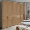 Wohnen Kleiderschränke<250cm Schlafzimmer Kleiderschrank mit 5 Türen - Emdsiva