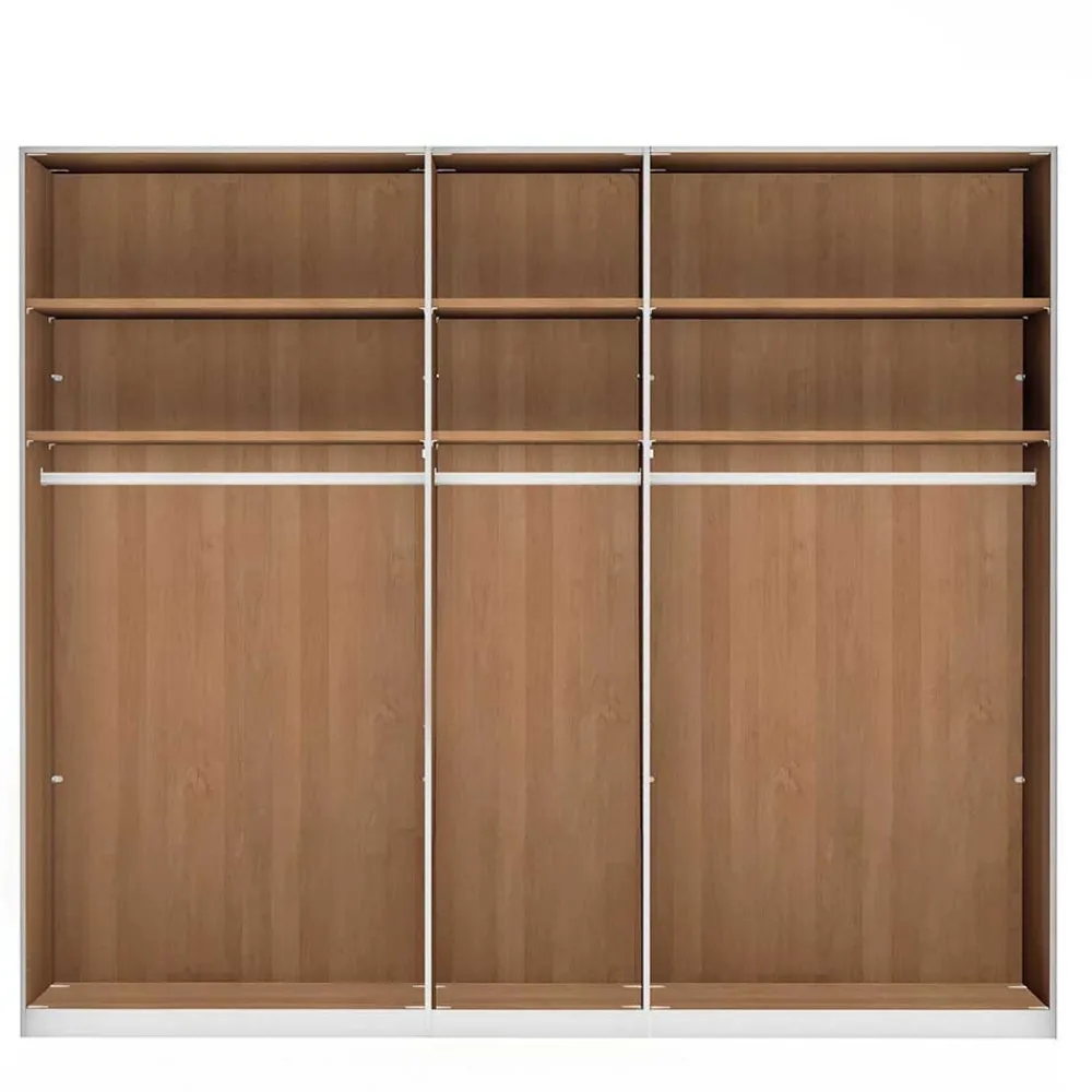 Wohnen Kleiderschränke<250cm Schlafzimmer Kleiderschrank mit 5 Türen - Emdsiva