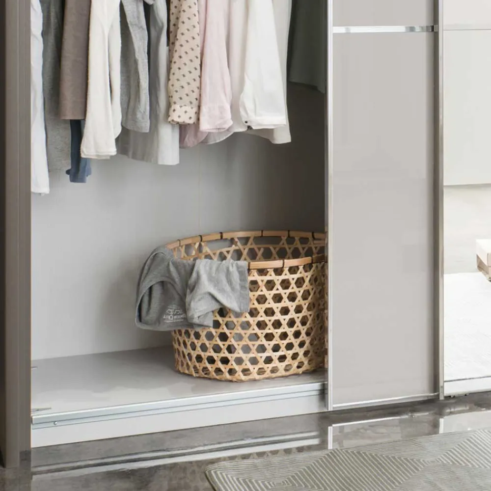 Wohnen Kleiderschränke|Schränke<250cm Schlafzimmer Schrank 3-türig - Bassi