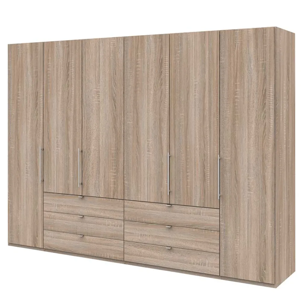 Wohnen Kleiderschränke|Schränke<300cm Schlafzimmerkleiderschrank mit Holzdekor - Zayun