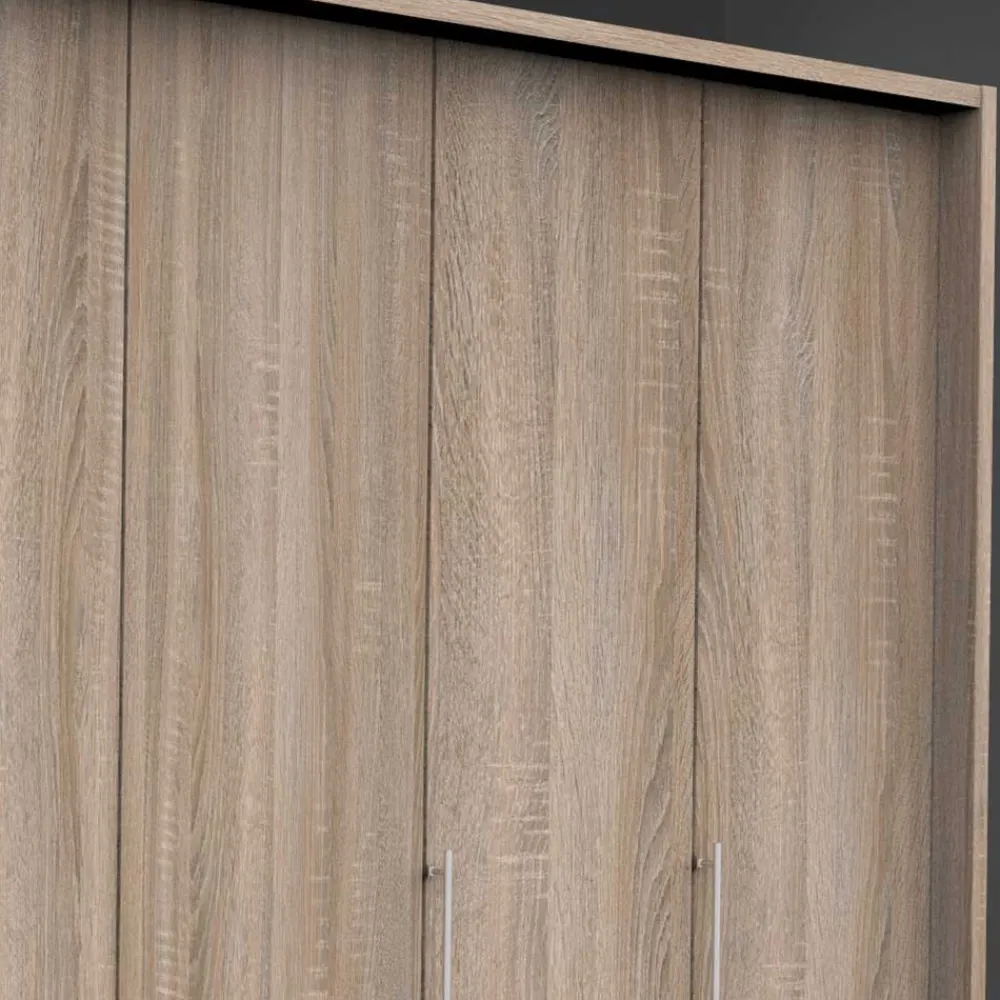 Wohnen Kleiderschränke|Schränke<300cm Schlafzimmerkleiderschrank mit Holzdekor - Zayun