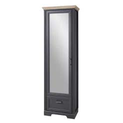 Wohnen Schränke<65cm schmaler Dielenschrank mit Spiegel Tür - Thumbs