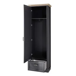 Wohnen Schränke<65cm schmaler Dielenschrank mit Spiegel Tür - Thumbs
