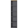 Wohnen Regale<45cm Schmales Büroregal mit fünf Fächern - Ovgunia