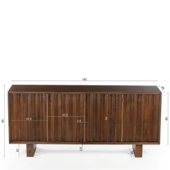 Wohnen Sideboards<180cm Sideboard aus Mangoholz - Tanky