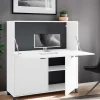 Wohnen Highboards<Computer Schrank in Weiß - Darpanos