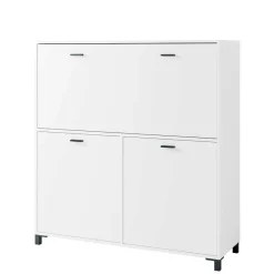 Wohnen Highboards<Computer Schrank in Weiß - Darpanos