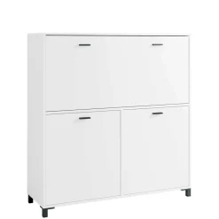 Wohnen Highboards<Computer Schrank in Weiß - Darpanos